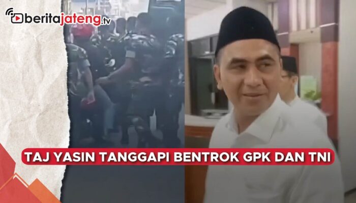 Video Taj Yasin Komentari Insiden Bentrok Oknum Ormas GPK dengan TNI