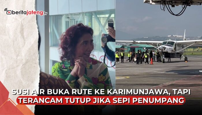 Video Susi Air Buka Rute Semarang-Karimunjawa