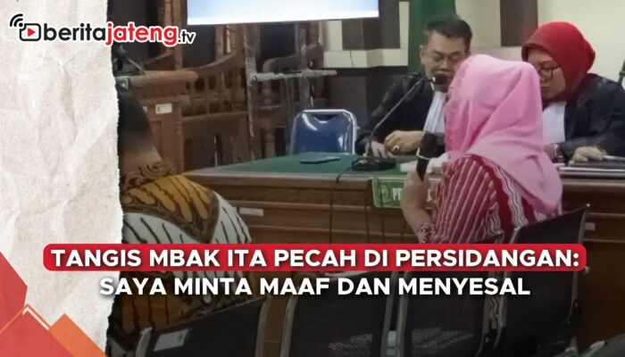 Video Mbak Ita Nangis di Sidang, Minta Maaf dan Menyesal