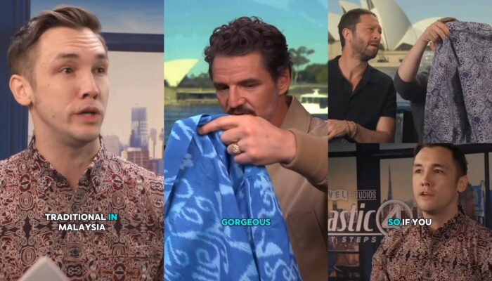 Viral Pewawancara Pemain “The Fantastic 4: First Steps” Sebut Batik Tradisional Malaysia, Ini Respons Warganet Indo