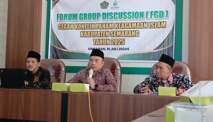 FGD Bareng Kemenag, Stakeholder di Kabupaten Semarang Sepakat Cegah Konflik Paham Islam