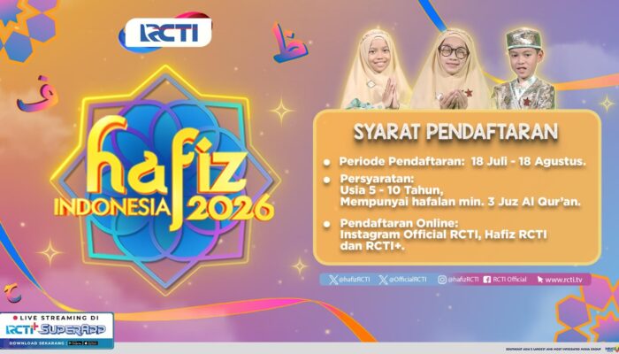 Cari Penghafal Al-Qur’an Cilik Berbakat, RCTI Buka Audisi Hafiz Indonesia 2026, Ini Syarat dan Cara Daftarnya