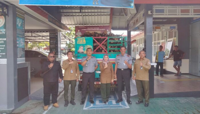 Perum Perhutani KPH Blora Raya Serahkan Limbah Kayu Jati ke Rutan, Bakal Diolah jadi Kerajinan 
