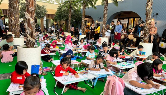 Sambut Hari Anak Nasional dan Tahun Ajaran Baru, Tansah Bingah Gelar Lomba Mewarnai dan Bahasa Inggris