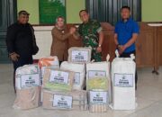 Perum Perhutani KPH Blora Serahkan Bantuan untuk Satgas Pamtas RI-PNG