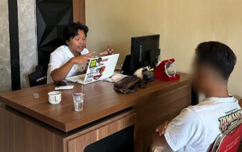 terduga pelaku pencabulan balita