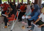 penyandang disabilitas di pendopo semarang