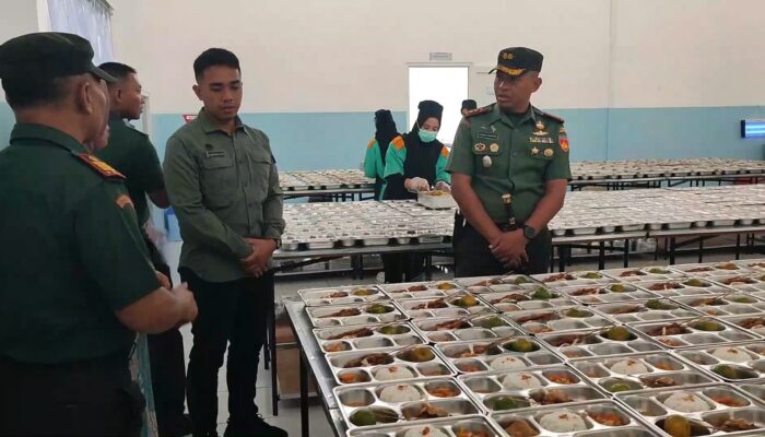 Kodim 0721 Blora Tinjau Dapur MBG, Pastikan Ribuan Makanan Bergizi Tersalurkan ke Pelajar