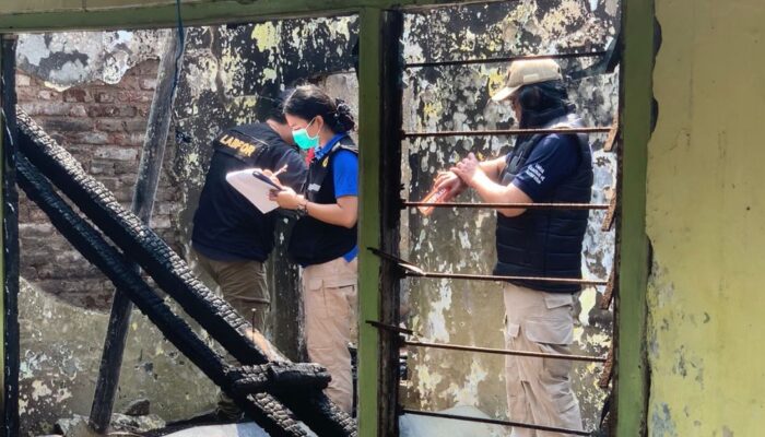 Olah TKP Kebakaran Pesanggrahan Semarang, Labfor Amankan Barang-barang Ini
