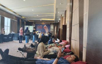 KHAS Semarang Hotel menggelar kegiatan donor darah pada Jumat, 25 Juli 2025. (Khas Hotel Semarang)