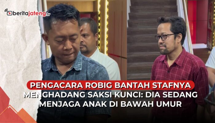 Video Pengacara Robig Bantah Stafnya Hadang Saksi Kunci di Pengadilan