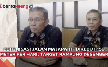 betonisasi jalan majapahit semarang