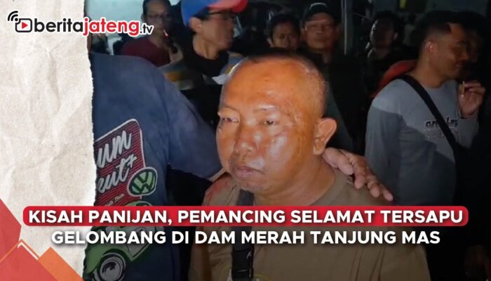 Video Cerita Panijan, Pemancing Selamat Tersapu Ombak di Dam Merah Semarang