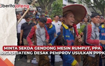 Video Ratusan Petugas Pintu Air Jateng Demo Lagi, Minta Diangkat PPPK