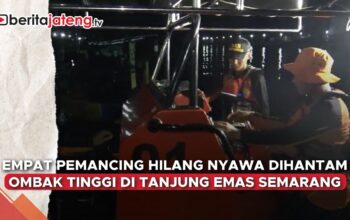 Video Empat Pemancing Tewas Dihantam Ombak Tinggi Pelabuhan Tanjung Emas