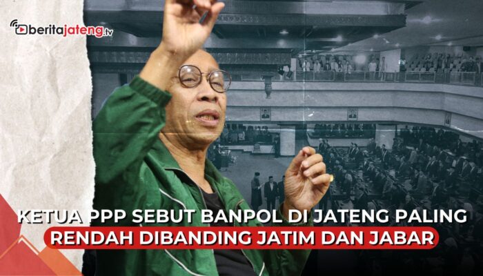 Video Ketua PPP Sebut Banpol di Jateng Paling Rendah Dibanding Jatim dan Jabar
