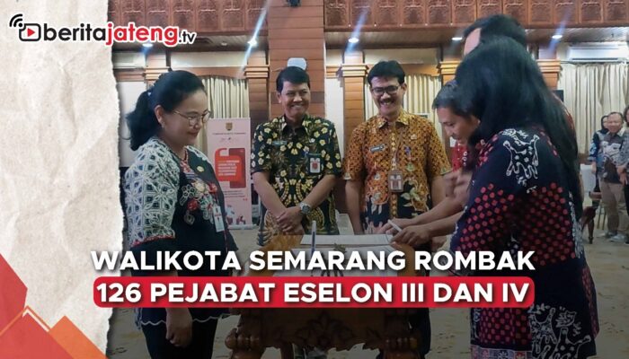 Video Enam Bulan Menjabat, Walikota Agustina Mutasi 126 Pejabat Pemkot Semarang