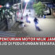 Video Aksi Pelaku Curanmor Milik Jamaah Masjid di Pedurungan Semarang
