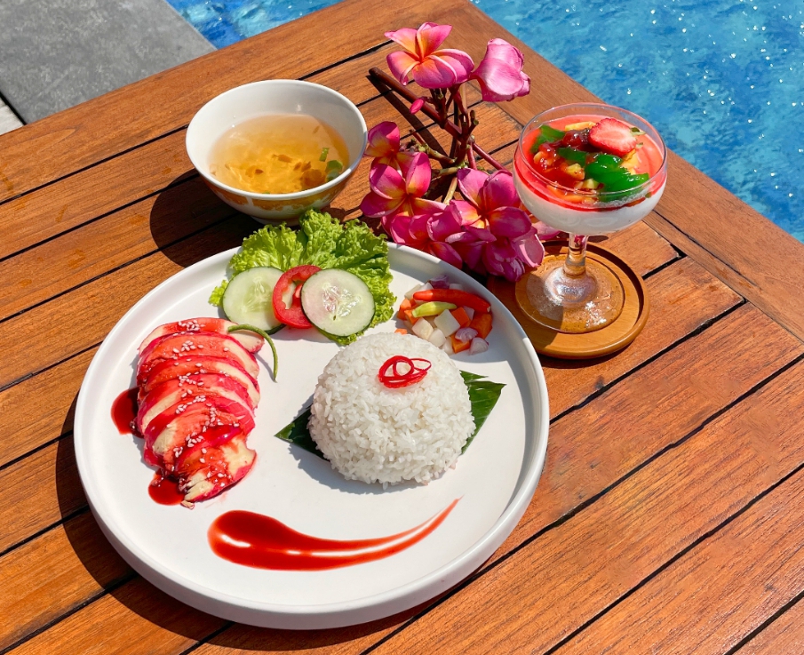 Chicken Charsiu Landscape, salah satu menu Hotel Horison Ultima Semarang. (Hotel Horison Ultima Semarang)