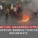 Video Demo Ojol, Mahasiswa, dan Pelajar di Polda Jateng Ricuh, Lemparan Bangkai Tikus Dibalas Gas Air Mata