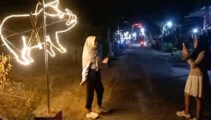 Meriahkan HUT ke-80 RI, Warga Blora Hiasi Lorong Jalanan dengan Lampu Hias Beragam Bentuk