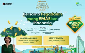 Pegadaian Media Awards 2025 Kembali Dihelat, Ada Hadiah Ratusan Gram Emas!
