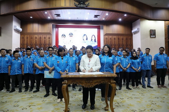 Yohana Citra Mahardhika Resmi Jabat Ketua KNPI, Fokus Program Pengelolaan Sampah dan Pendidikan
