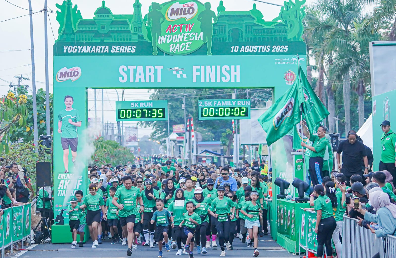 4.200 Pelari Meriahkan Road to MILO ACTIV Indonesia Race 2025 di Yogyakarta