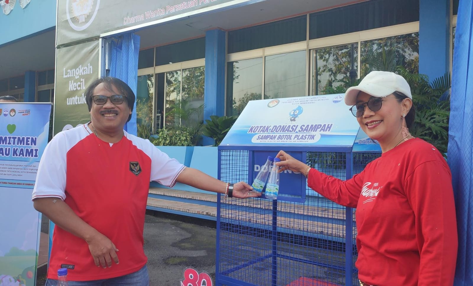 PDAM Tirta Moedal Luncurkan Kotak Donasi Botol Plastik, Inovasi Kumpulkan Sampah dari Perkantoran