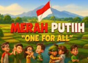 Poster film animasi Merah Putih One For All