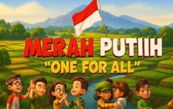 Poster film animasi Merah Putih One For All