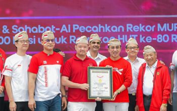 Indosat Pecahkan Rekor MURI Lewat 5.000 Puisi Sahabat AI Rayakan HUT ke-80 RI