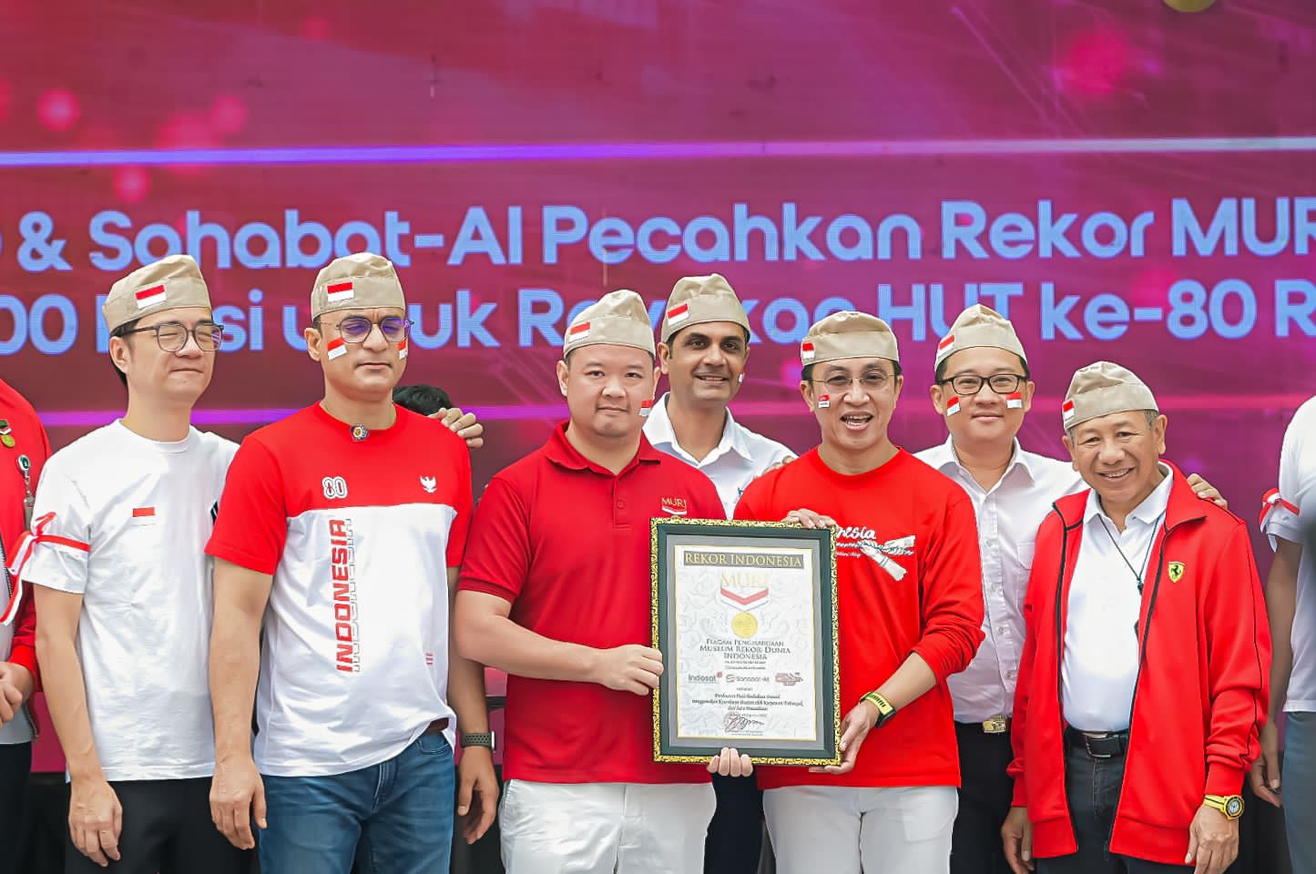 Indosat Pecahkan Rekor MURI Lewat 5.000 Puisi Sahabat AI Rayakan HUT ke-80 RI