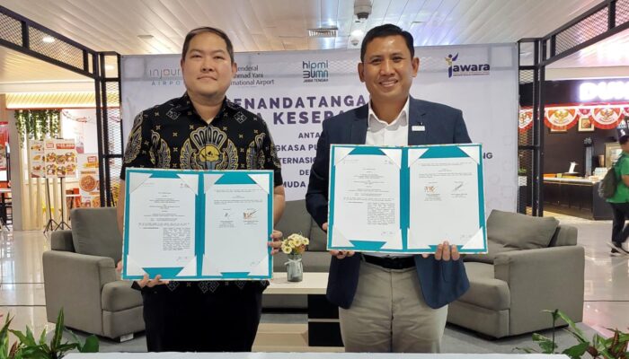 Teken Kerja Sama, Bandara Ahmad Yani dan Hipmi Jateng Dorong Peningkatan Ekonomi