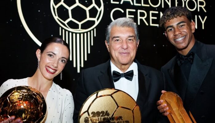 Joan Laporta Buka Suara Soal Rivalitas Barcelona vs PSG dalam Perebutan Ballon d’Or