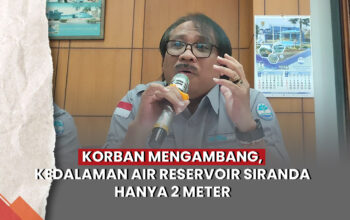 Video Temuan Mayat Mengambang, PDAM Sebut Kedalaman Air Reservoir Siranda 2 Meter