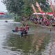 Serunya Lomba Dayung Tradisional Dusun Sumurup Semarang, Warga Padati Tepi Hulu Sungai Tuntang