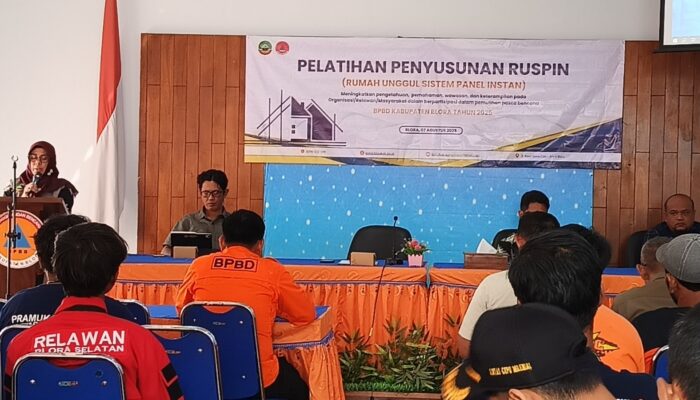 Gelar Pelatihan Penyusunan RUSPIN, BPBD Blora: Solusi Rumah Terdampak Bencana