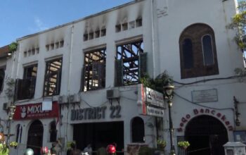 Api Muncul Dini Hari, Restoran Sego Bancakan di Kota Lama Semarang Kebakaran, Lantai Dua Ludes
