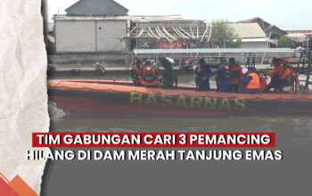 Video Sisir Dam Merah, Tim SAR Gabungan Cari 3 Pemancing yang Hilang