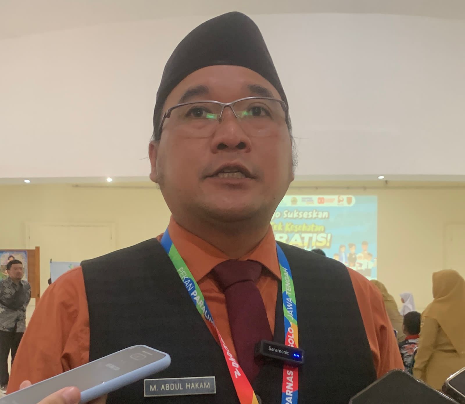 Kepala Dinas Kesehatan Kota Semarang, Abdul Hakam.