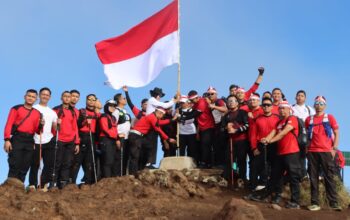 polres semarang // bendera merah putih