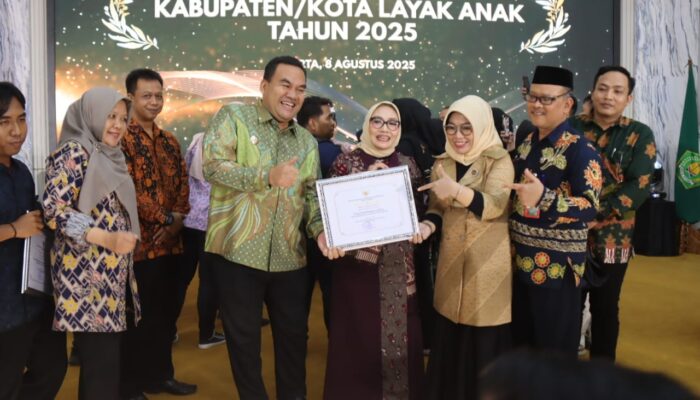 Prestasi Gemilang, Blora Raih Penghargaan KLA Kategori Nindya