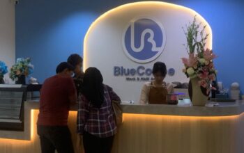 blue coffee and work semarang