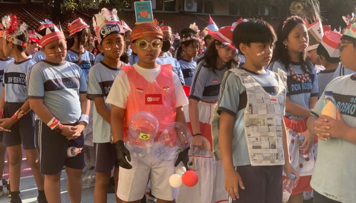 Libatkan 900 Peserta, SD Pangudi Luhur Don Bosko Semarang Adakan Kampanye Pilah Sampah