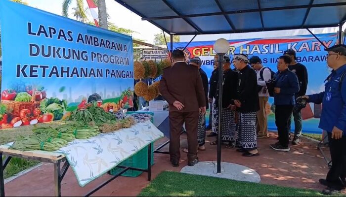 Dari Sayuran hingga Replika Vespa, Karya Kreatif WBP Lapas Ambarawa Dipamerkan