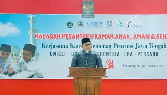 5.231 Pesantren di Jateng Siap Jadi Zona Ramah Anak, UNICEF Apresiasi Langkah Kemenag