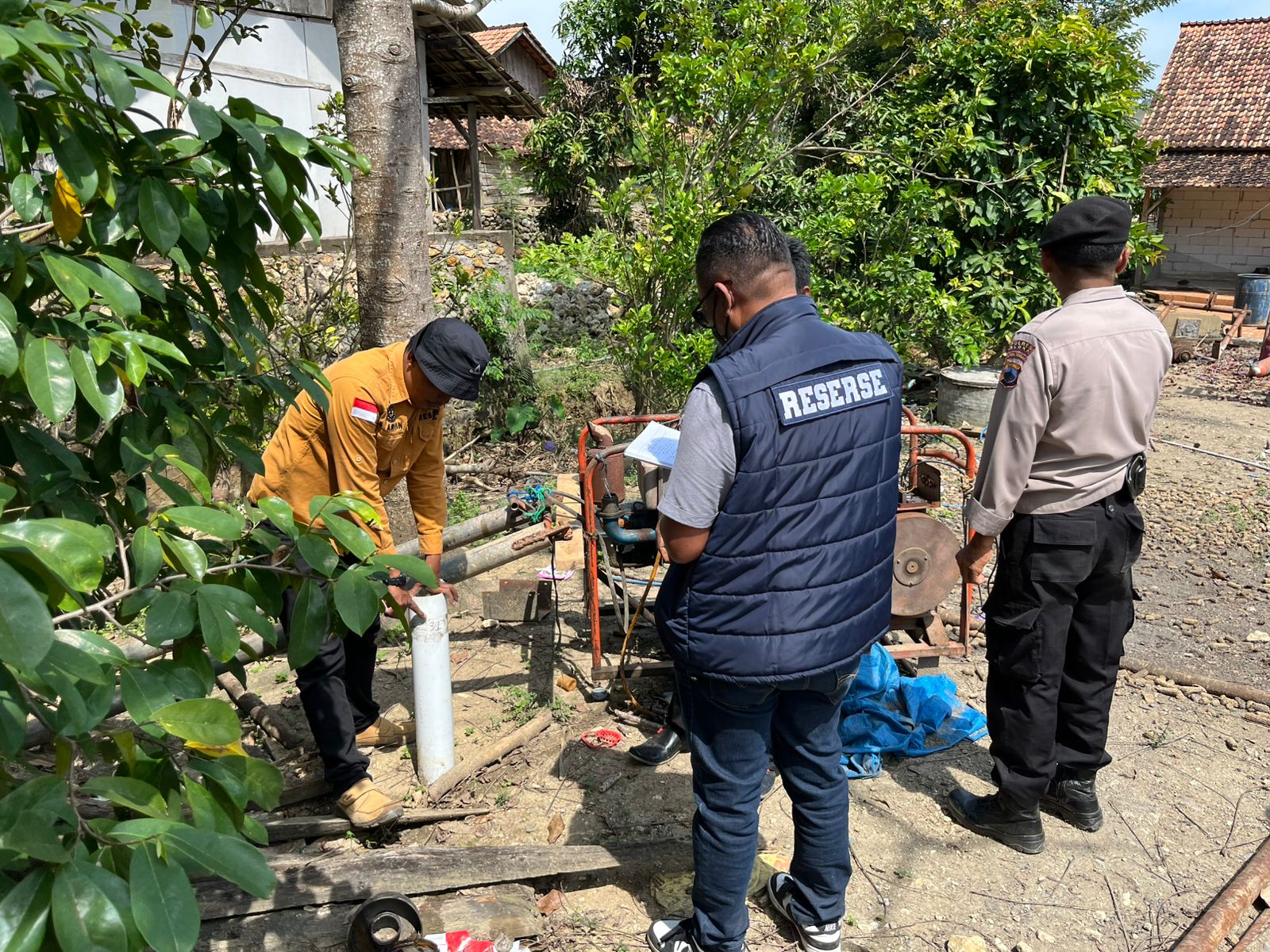 kebakaran sumur blora
