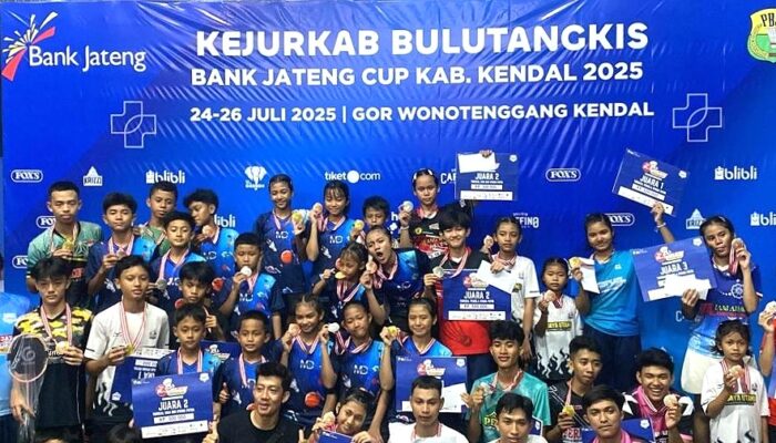 Dukung Perkembangan Dunia Olahraga, Bank Jateng Bekerja Sama dengan PBSI Kendal Cetak Bibit Unggul untuk Porprov 2026