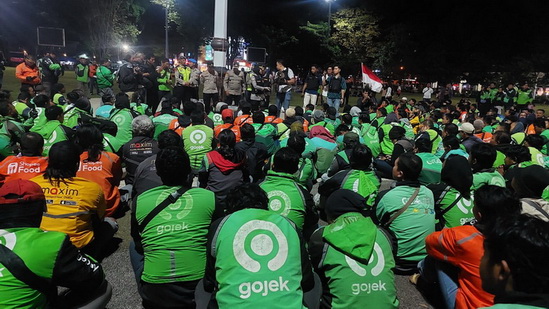 driver ojol mendoakan affan kurniawan